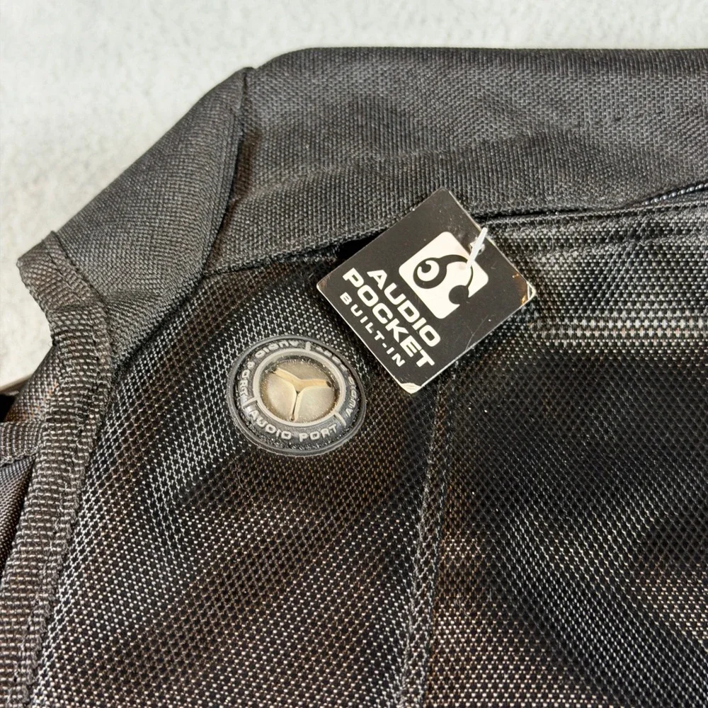 OGIO Black Messenger Bag Audio Pocket Laptop Briefcase PNM Logo 03507